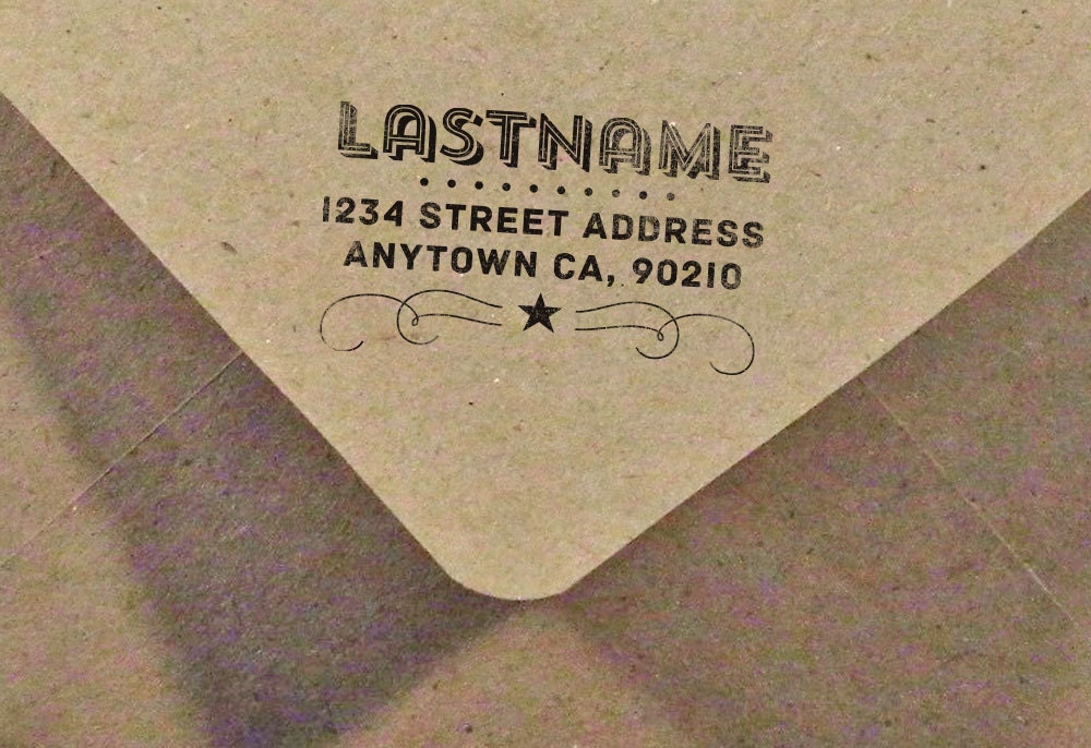 Lone Star Stamp- Return Address