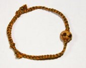 Skull Bracelet - Real Tibetan Ox Bone (Multi-Brown)