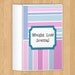 INSTANT DOWNLOAD Weight Loss Journal, Health and Fitness Journal, 8 Pages, printable, Pink and Blue