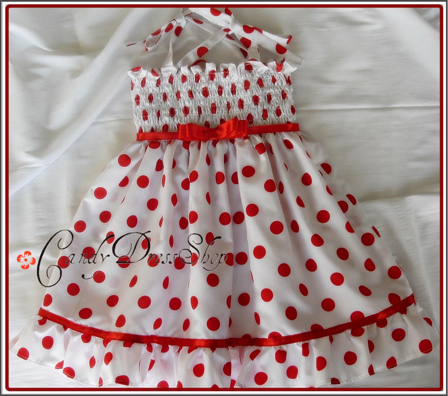 Shirley Temple  Dress for little girls - size 2T (Available in size 6m. to 5 years) toddlers for baby girls photo prop