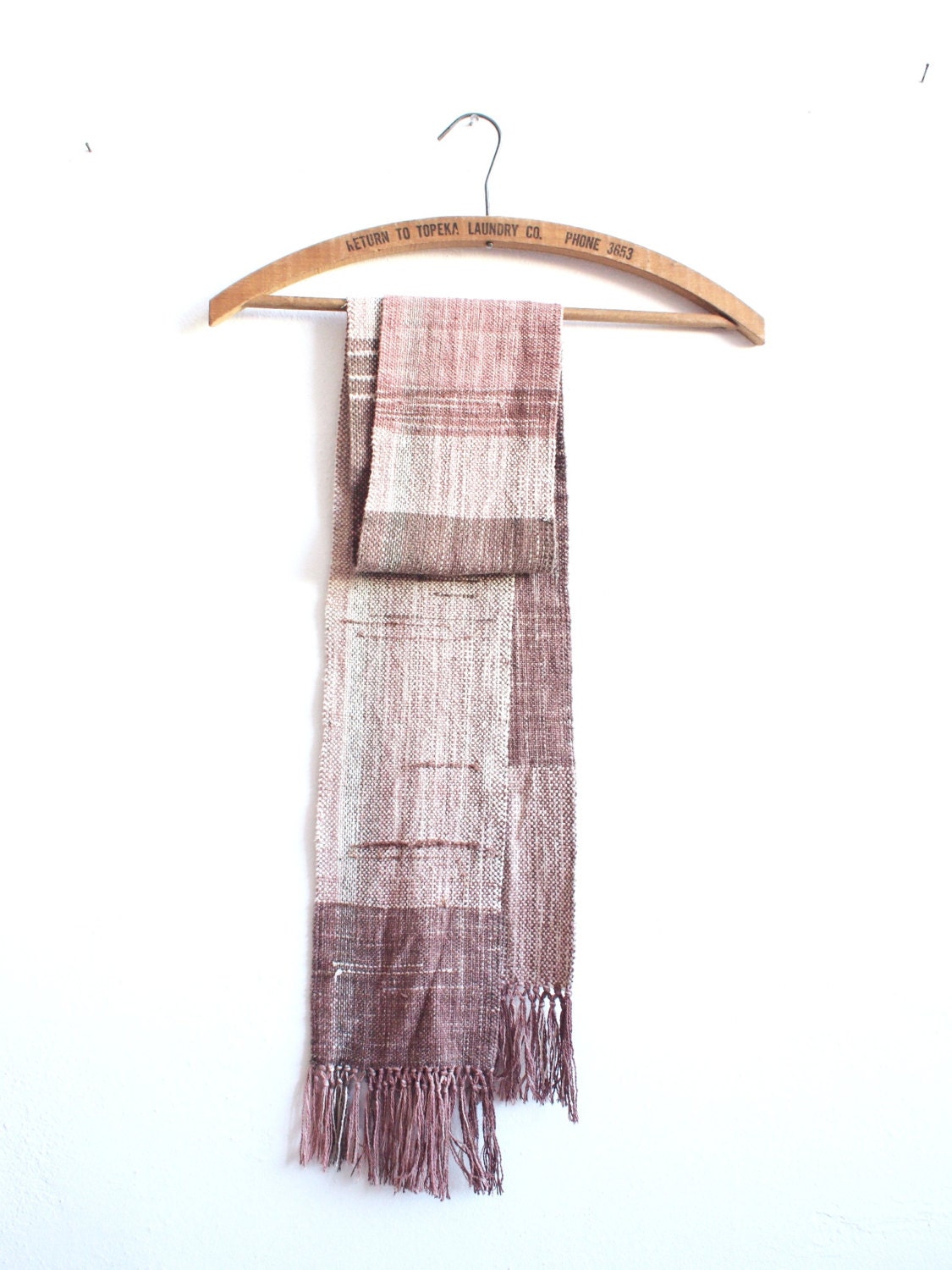 Everyday Raw Silk Scarf - Handwoven Unisex Wearable Art