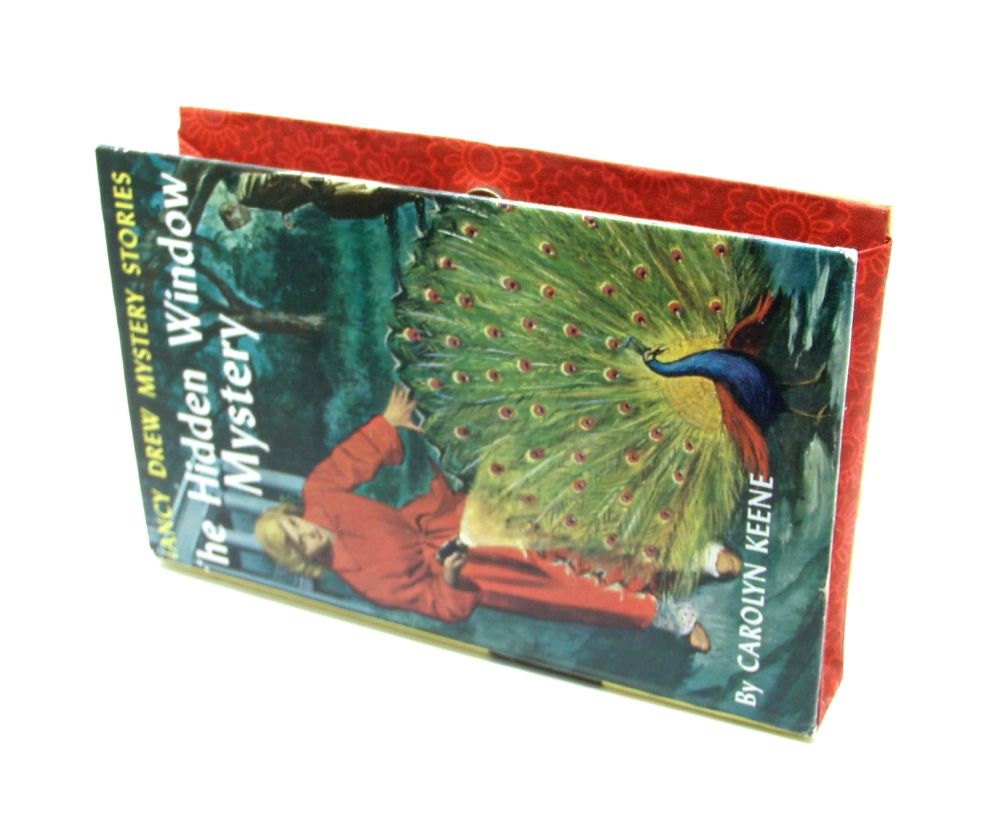 Book Clutch Wallet made from Nancy Drew "Hidden Window Mystery"