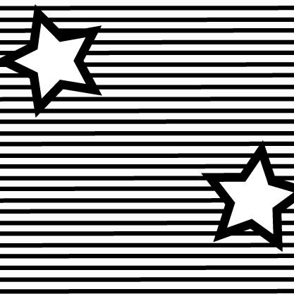 Shop Banner Avatar Set Etsy STRIPES and STARS - OOAK Banners Custom Logo Professional - Black and White Stripes and Stars