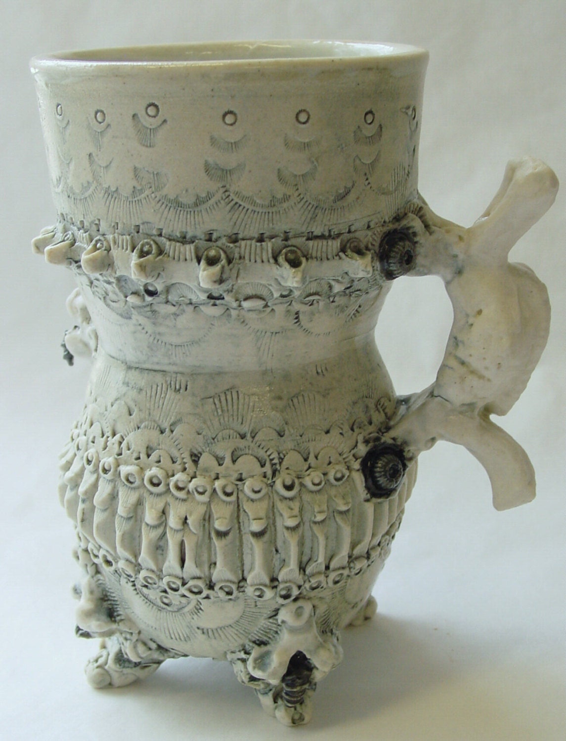 Frilled Gear and Bone Mug No.2
