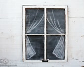 Antique Window Chalkboard - Farmhouse 4-Pane Window - 35 x 28-1/4