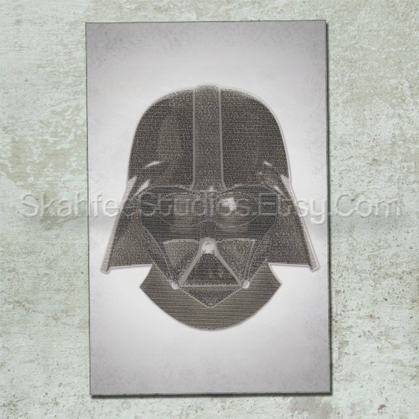 Star Wars Poster Darth Vader Art Print 11x17 Typography
