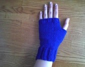 RESERVED - Hands of Blue Fingerless Mitts - RESERVED 