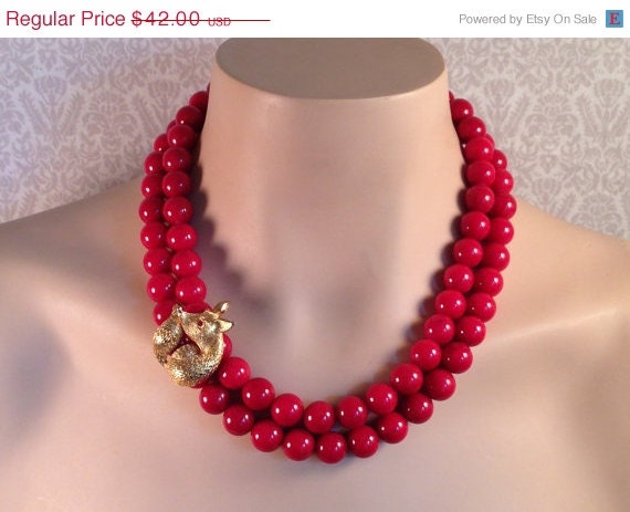 HOLIDAY SALE Foxy Lady Necklace