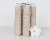 Champagne Fold Over Elastic for Baby Headbands - 5 Yards of 5/8 inch FOE