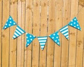 Party Bunting Birthday Shower Wedding Photo Prop Painted Burlap Banner - We Do Custom Banners