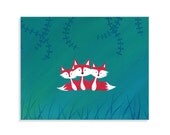 Baby Fox Nursery Print - Woodland Nursery Decor
