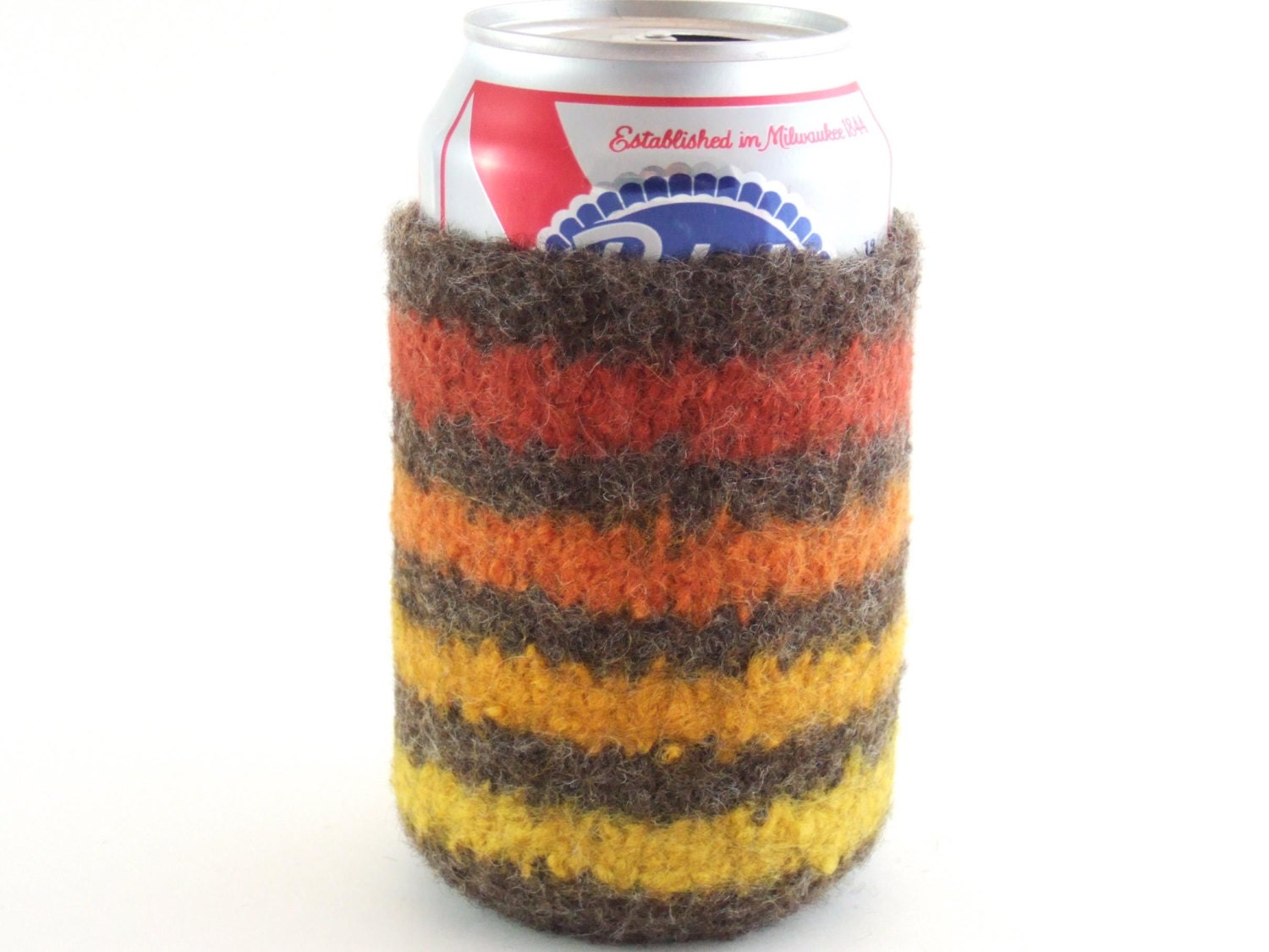 Felted Beverage Can Cozy