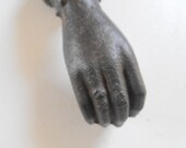 Antique French Door Knocker in Shape of a Hand