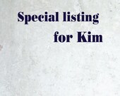 Special listing for Kim