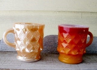 Vintage Fire King coffee Mugs