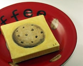 Morning Cookie - Original painting on mini canvas