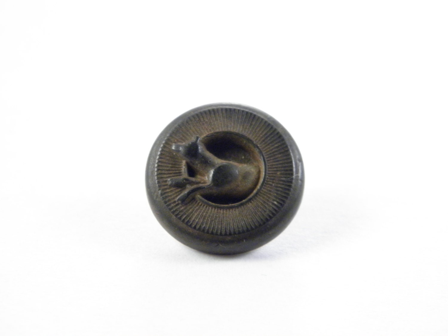 Goodyear Novelty Rubber Company Pictorial Vintage Button Antique