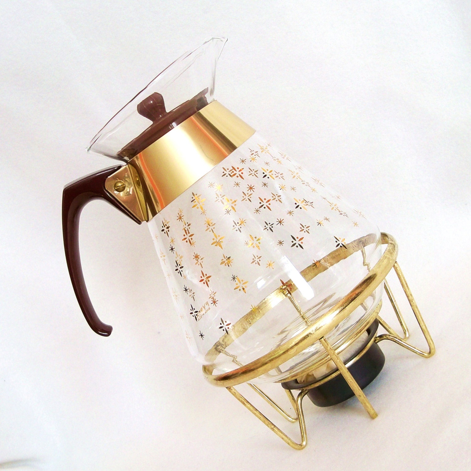 Vintage Mid Century Coffee Maker Pot Unused Pyrex Mad Men