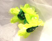 Wedding Green Claw Clips