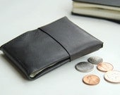 leather purse for coins, notes and cards