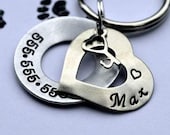 Washer Heart Pet ID Tag (Eternal Love -Nickel)