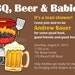 MAN SHOWER bbq, beer and babies Diaper Party Invitation Printable diy Customizable