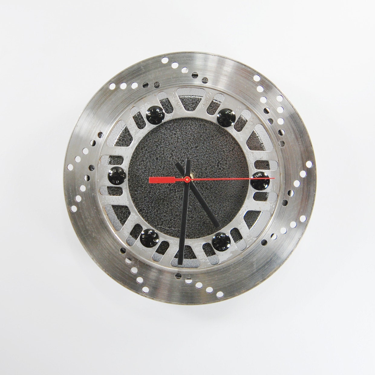 Meteor Shower Motorcycle Rotor Clock