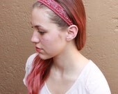Passion, red bandana headband