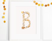 Letter B Nursery Print