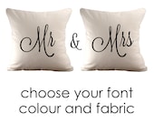 Mr & Mrs - Cushion Covers - 18x18