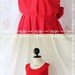 A Party - V Shape Dress  - Prom Party Cocktail Bridesmaid Dinner Wedding Night Dress Dark Red Glamorous Backless Cocktail Dress