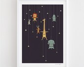I'm like a star - art print