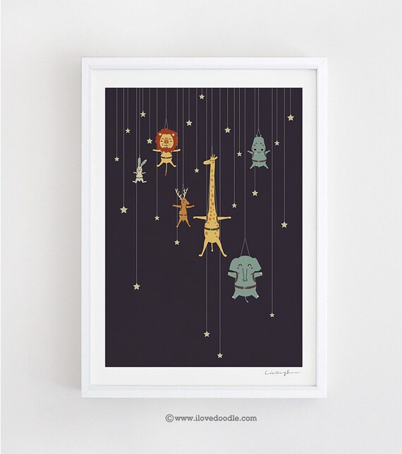 I'm like a star - art print