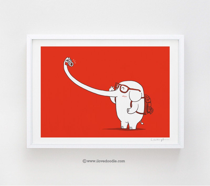 Lonely Traveller - Art Print