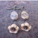 Spring Savings Sale Czech glass three ways  flower earringsTAGTMCTT