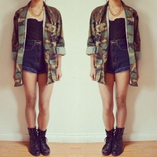 Camo Hipster Unisex Jacket