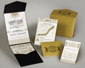 WEDDING ENSEMBLE Ashleigh & Daniel Wedding Invitation
