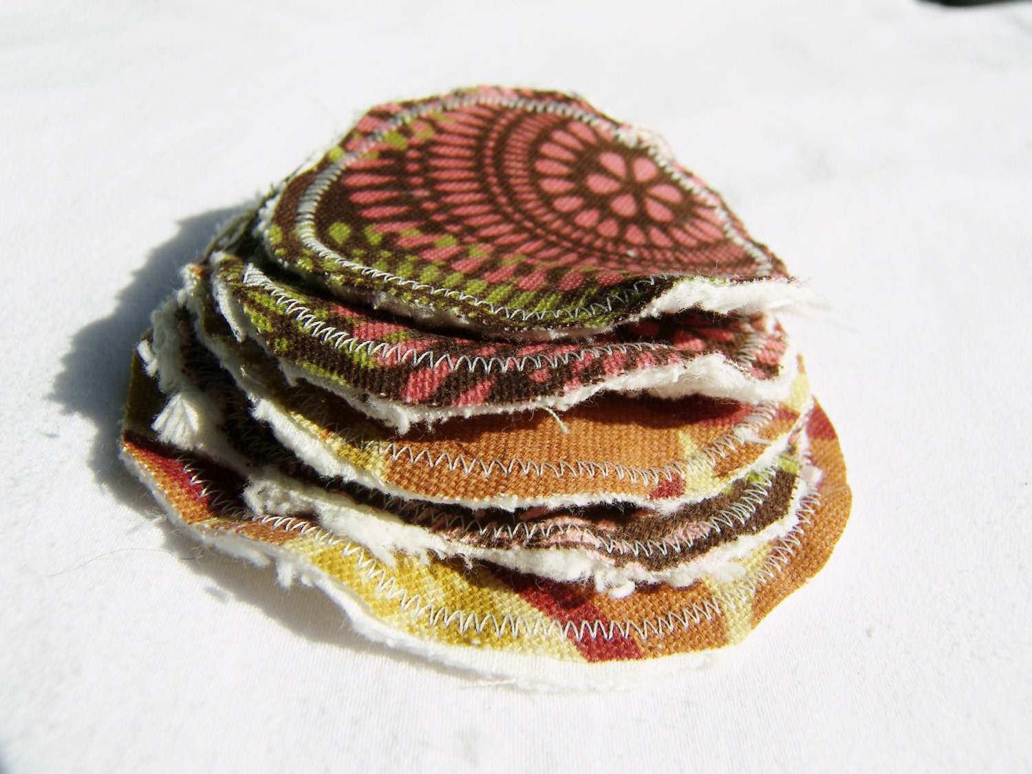 5pk Pure Chenille Lil Roundies - Makeup Wipes - Picnic Napkins