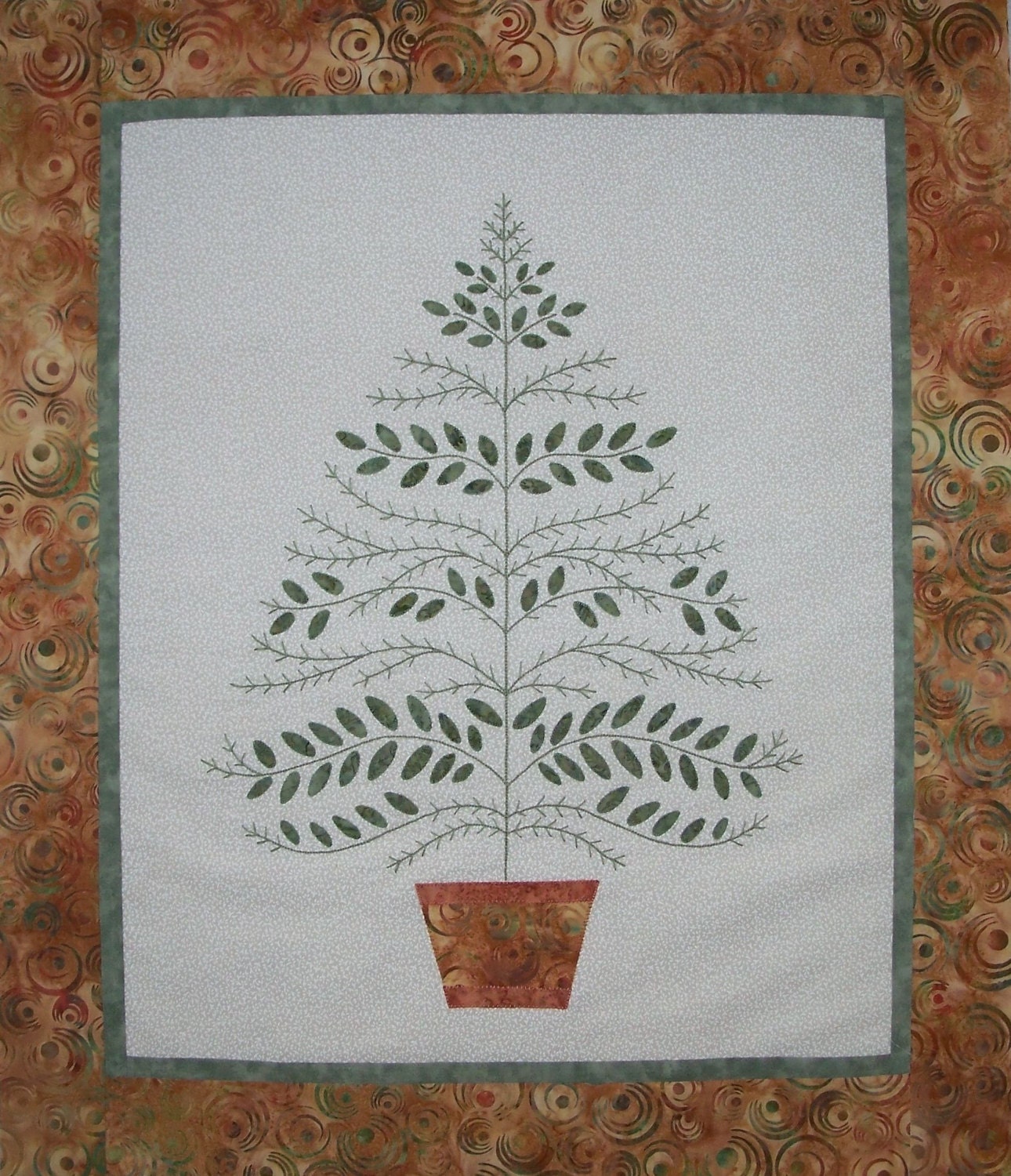 Greenery Wall Hanging Quilt Pattern