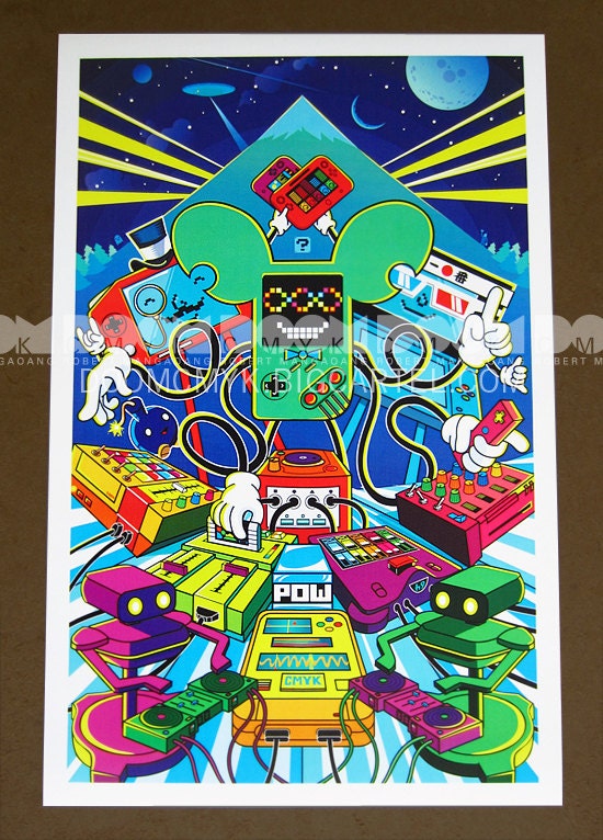 Mouseboy n Stuff version 1 Limited Edition 11x17 poster