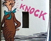 Mr Brown Can Moo, Can You Upcycled Light Switch Plate