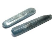 Blue Kyanite Polished Wand Bead Cabochon