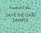 Save the Date SAMPLE