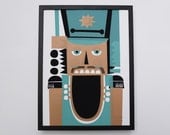 Nutcracker Print, limited edition screenprint, 30 x 40 cm
