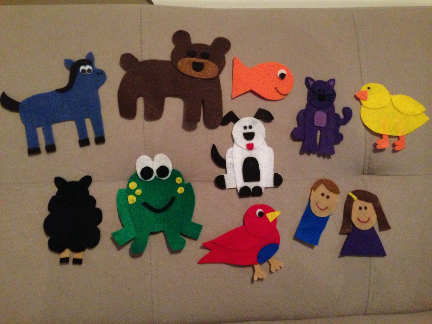 Brown bear, brown bear - felt story set