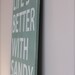 Beach Quote, Wall Art, Life's Better with Sandy Toes, Wood Sign, Quote, Custom Beach Sign