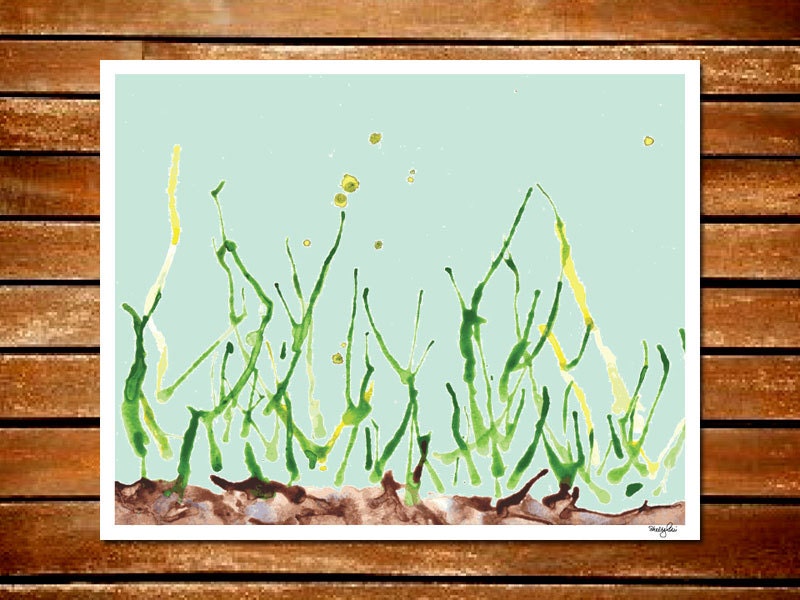 The Grass Grows Green Print