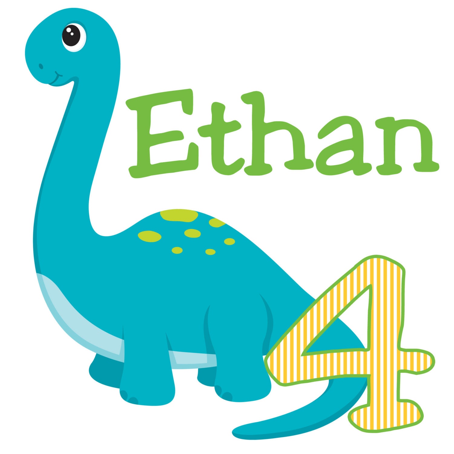 T-Shirt or Onesie Iron-on Transfer - Dinosaur Printable DIY Il_570xn