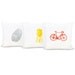 Personalized pillow case - Your urban print choice (camera, bicycle, cassette, water tank, thumbprint) & fabric - 18x18 throw pillow cover