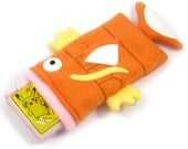 Magikarp open mouth Pokemon Nintendo DS case pouch fleece camera carrying case 3DS / DSi / DS Lite / PSP holder
